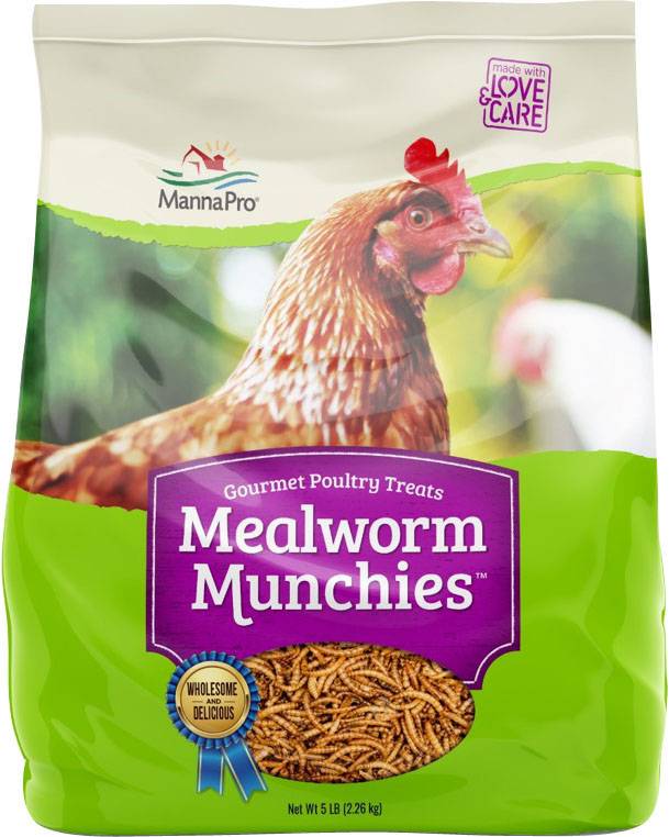 Manna Pro Mealworm Munchies Gourmet Poultry Treats