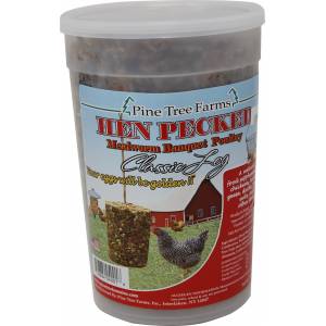 Pine Tree Farms Hen Pecked Mealworm Poultry Classic Log