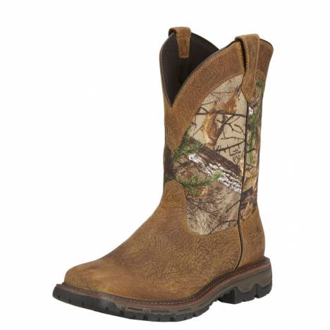 Ariat Mens Conquest Pull-On Waterproof Hunting Boots