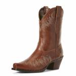 Ariat Ladies Potrero Western Boots - Antique Nutmeg - 10 B