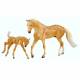 Breyer Palomino Quarter Horse and Foal Set