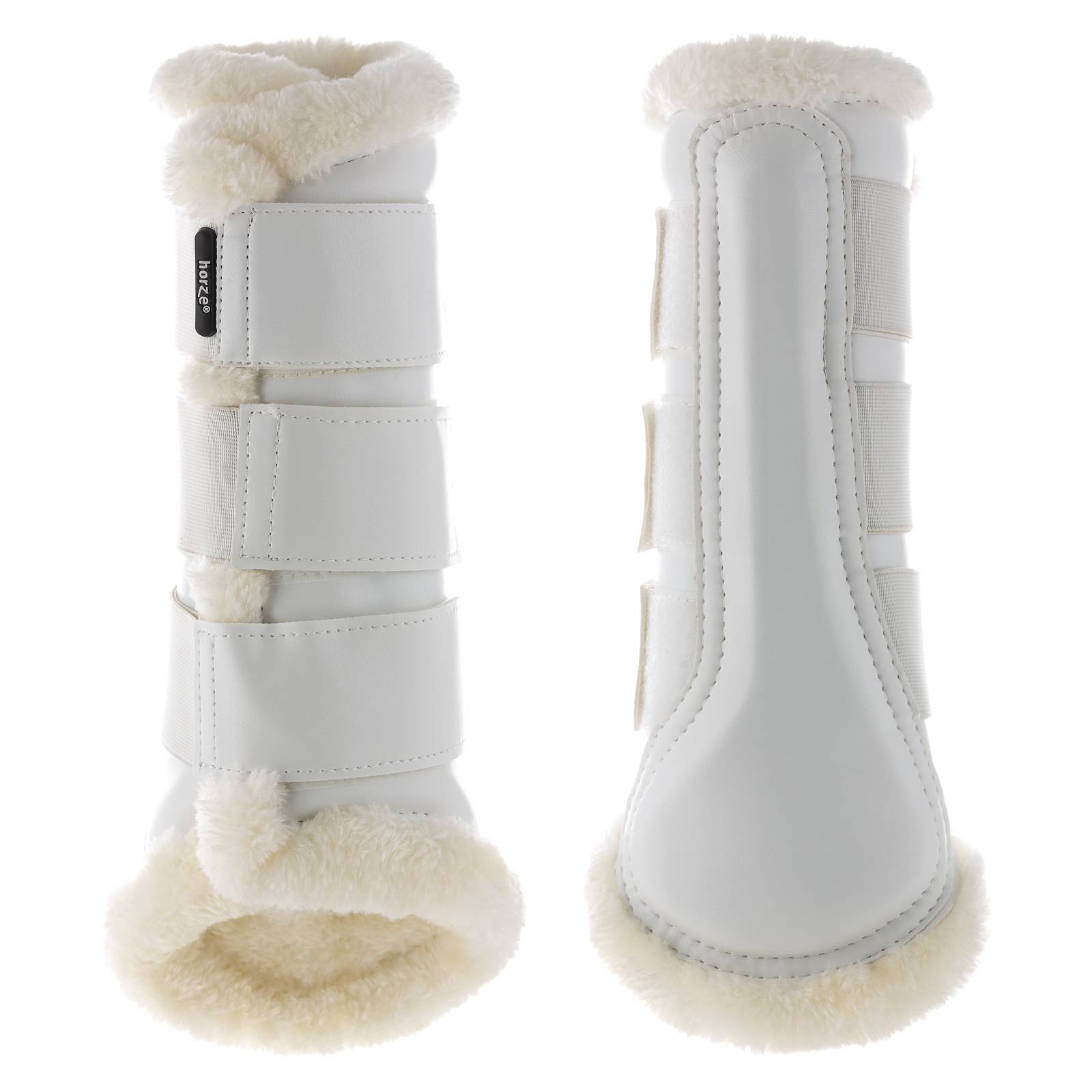 sheepskin brushing boots