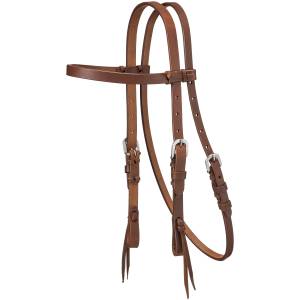 Harness Brow Headstall with Tie Ends