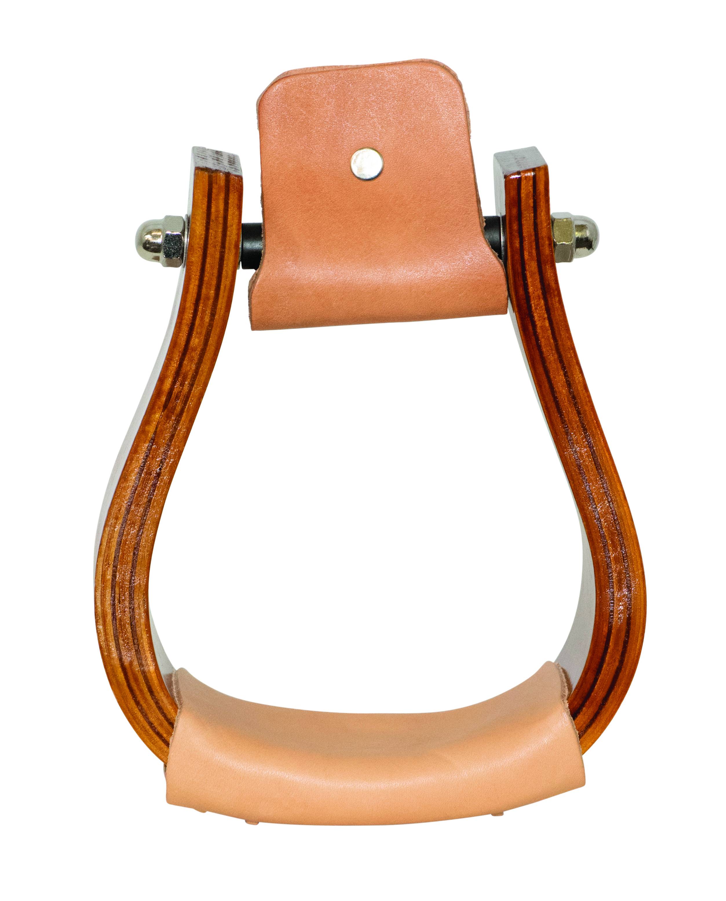 Equi-Sky Wooden Visalia Stirrups