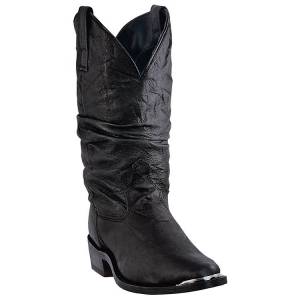 Dingo Mens Amsterdam Rnd Slouch Blk Boots 9.5EE