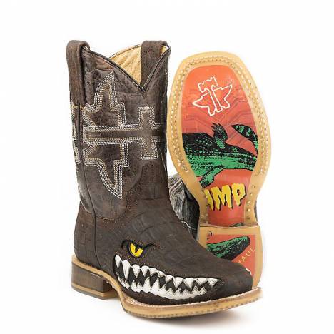 Tin Haul Little Kids Boots - Swamp Chomp