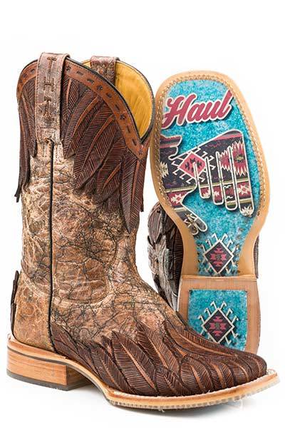 Tin haul feather on sale boots