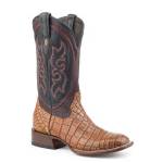 Stetson Mens Roundup Alligator Cowboy Boots