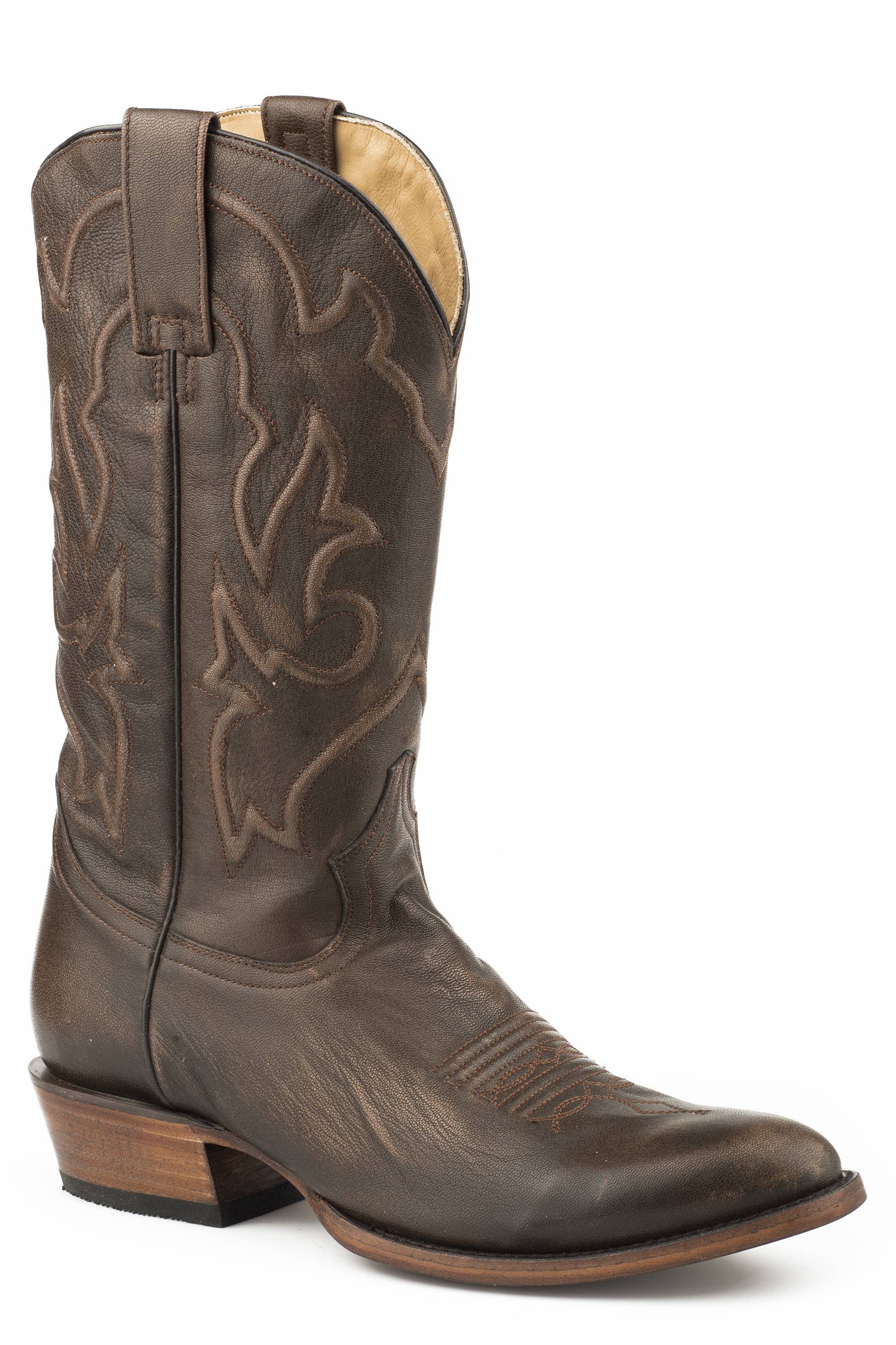 Stetson Mens Carlisle Cowboy Boots