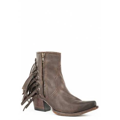 Stetson Ladies Evie Leather Fringe Boots