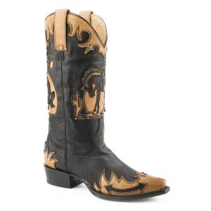 Stetson Ladies Faye Leather Handcrafted Boots