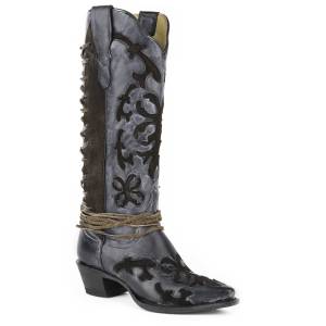 Stetson Ladies Ande Fashion Snip Toe Cowgirl Boots