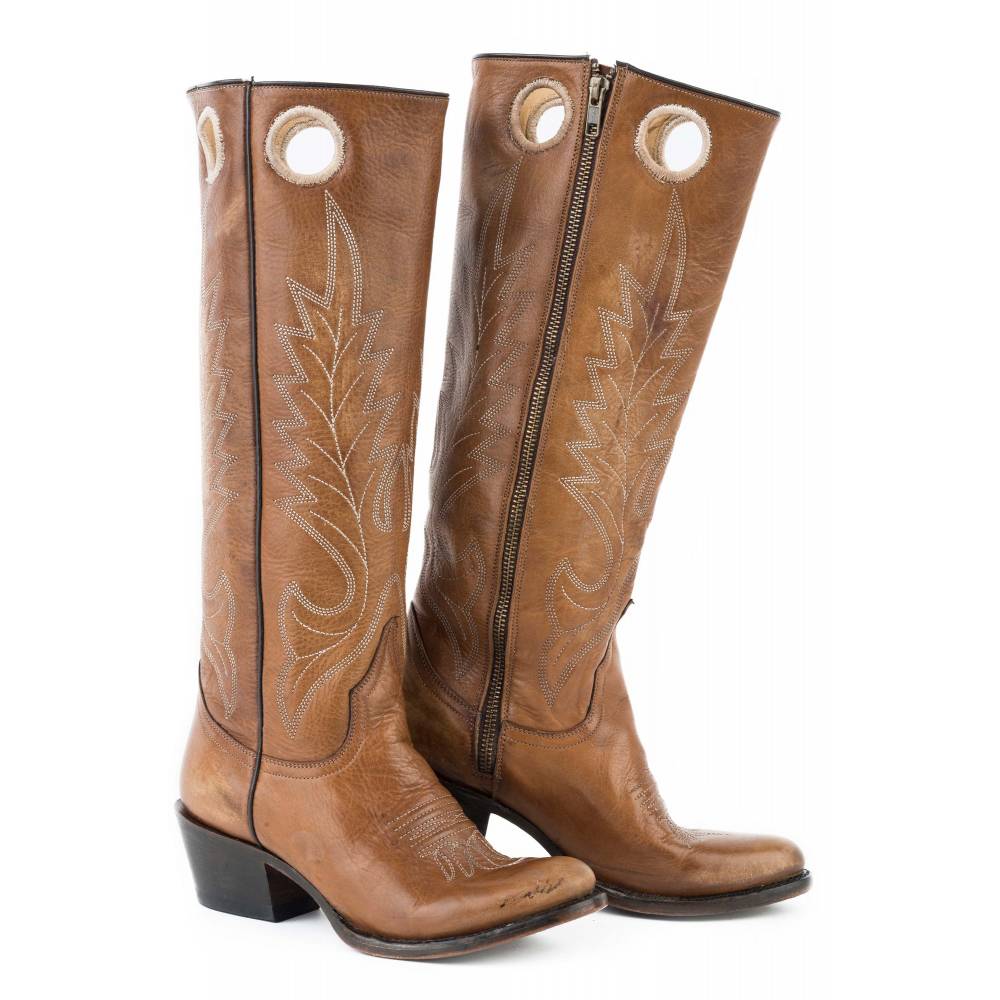 Stetson Ladies Cash Stove Top Vintage Toe Boots | HorseLoverZ