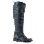 Stetson Ladies Era Over The Knee Round Toe Leather Boots
