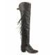 Stetson Ladies Glam Over The Knee Snip Toe Fashion Boots