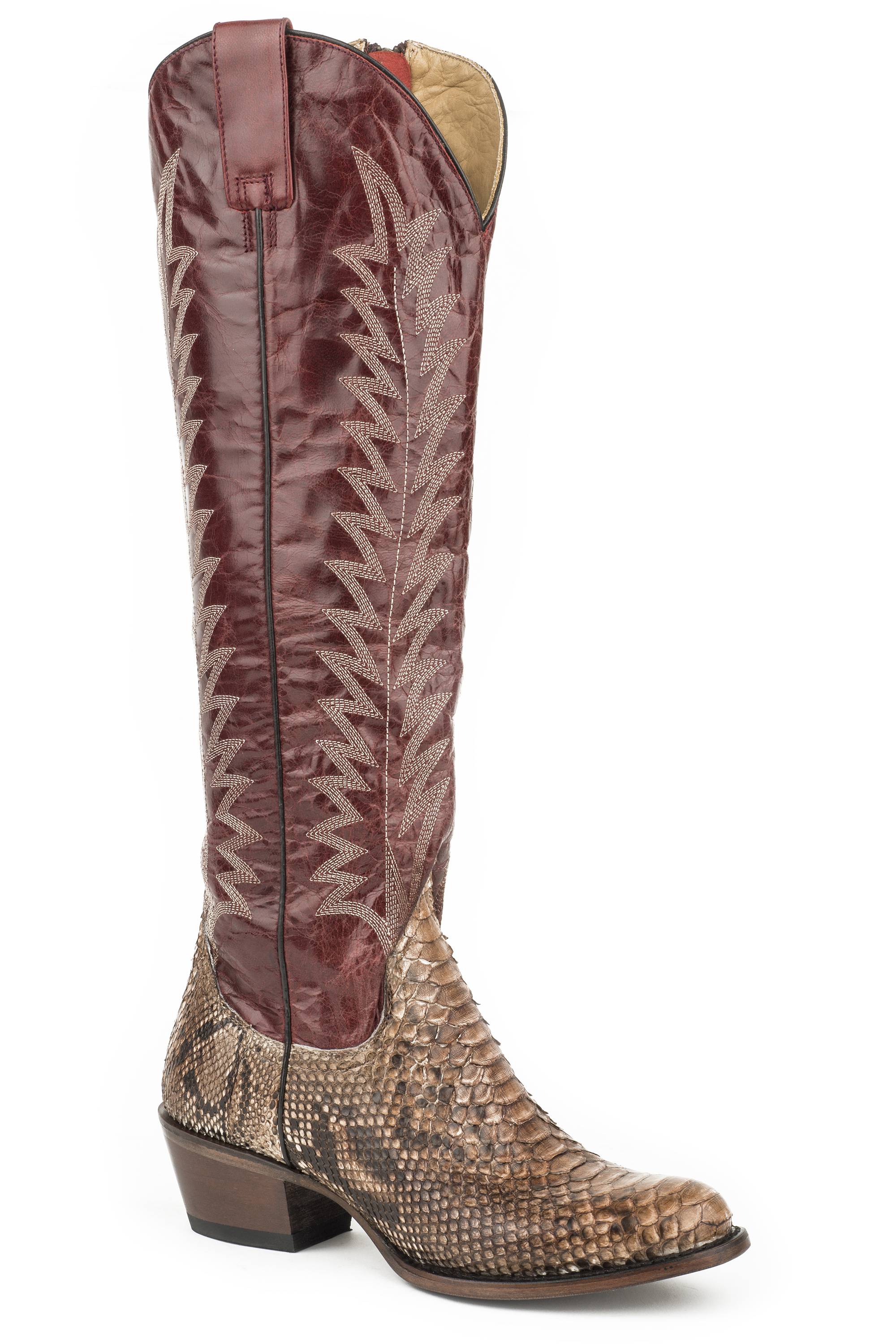 Stetson Ladies Ruby Tall Round Toe Fashion Boots