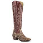 Stetson Ladies Ruby Tall Round Toe Fashion Boots