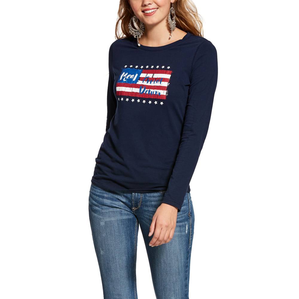 Ariat Ladies REAL Long Sleeve T-Shirt | HorseLoverZ