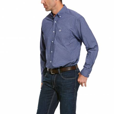 Ariat Mens Pro Series Roman Stretch Long Sleeve Classic Fit Shirt