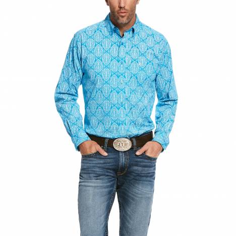 Ariat Mens Springfield Stretch Fitted Long Sleeve Shirt