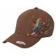 Weaver Feathered Flare Cap - Brown