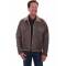 Scully Mens Trail Leather Jacket With Faux Shearling