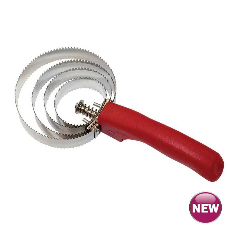 Partrade Reversible Stainless Steel Curry Comb with Plastic Handle