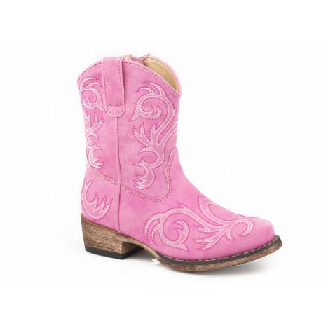 Roper Toddler 6" Western Boots With All Over Embroidery