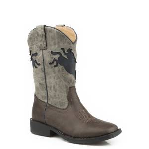Roper Kids Buckin Bronc Boots