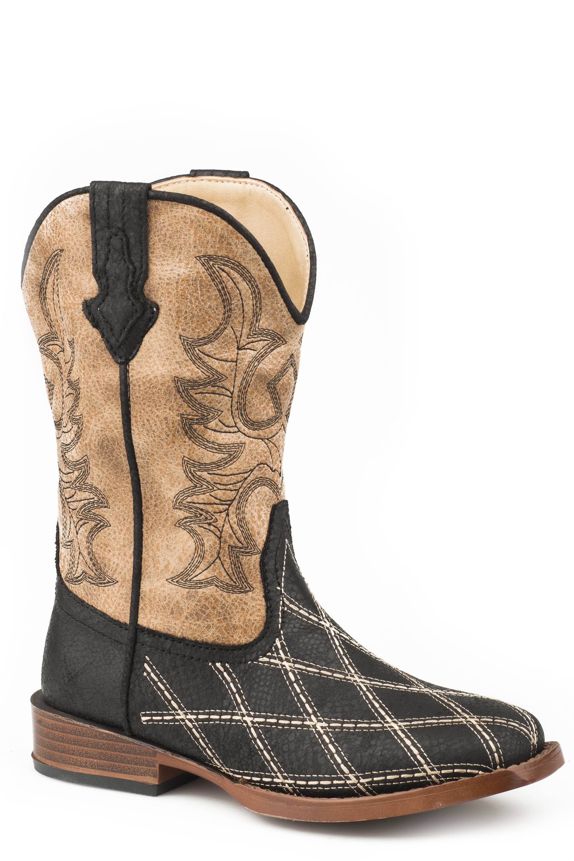 Roper Kids Cross Cut Western Boots