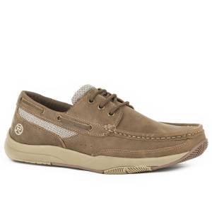 Roper Mens Clearcut Lace Up Boat Shoes