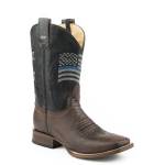 Roper Mens Thin Blue Line Conceal Carry Boots