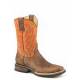 Roper Mens Fireworks Square Toe Western Boots
