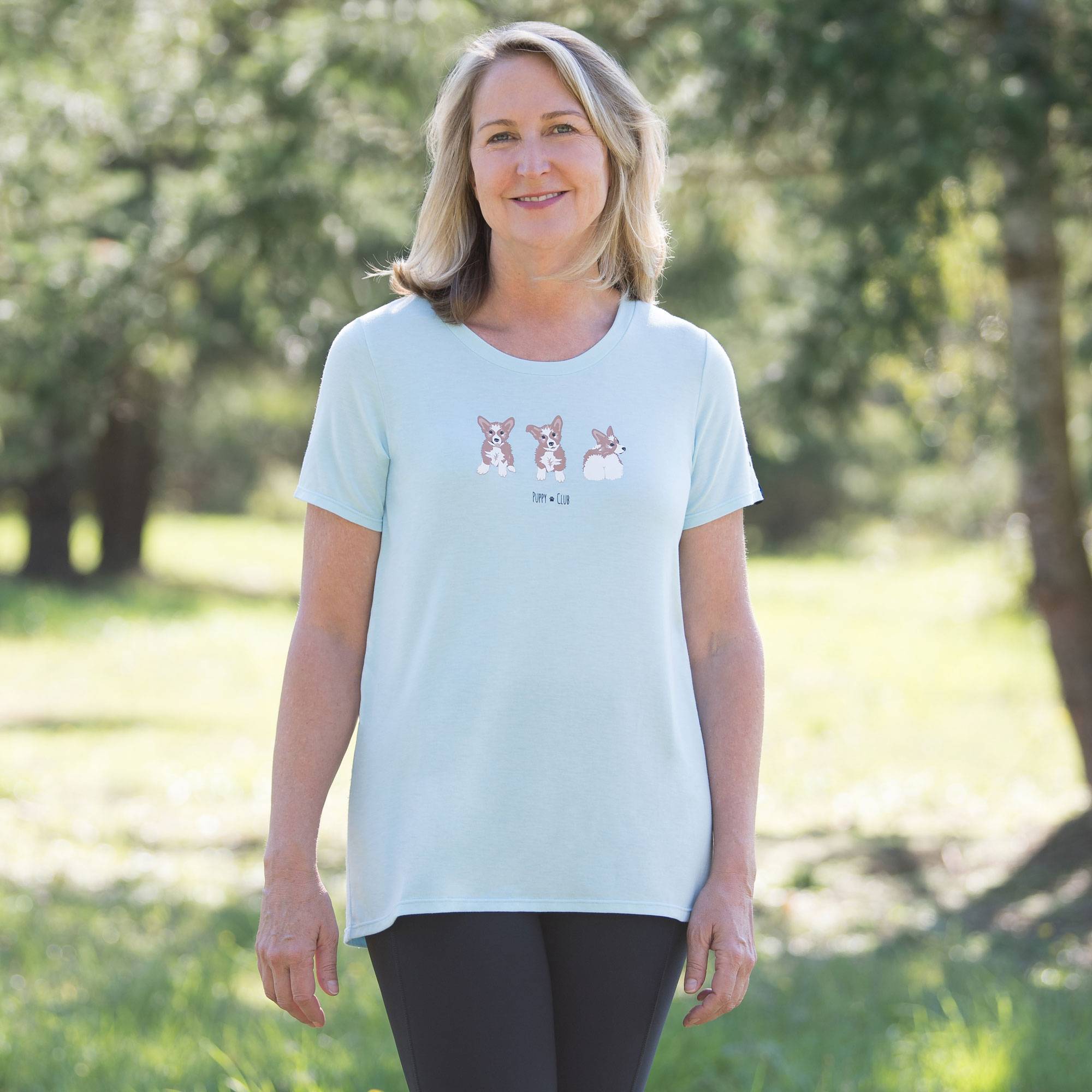 Irideon Ladies  "Puppy Club" Tee Shirt