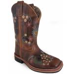 Smoky Mountain Youth Floralie Leather Western Boots