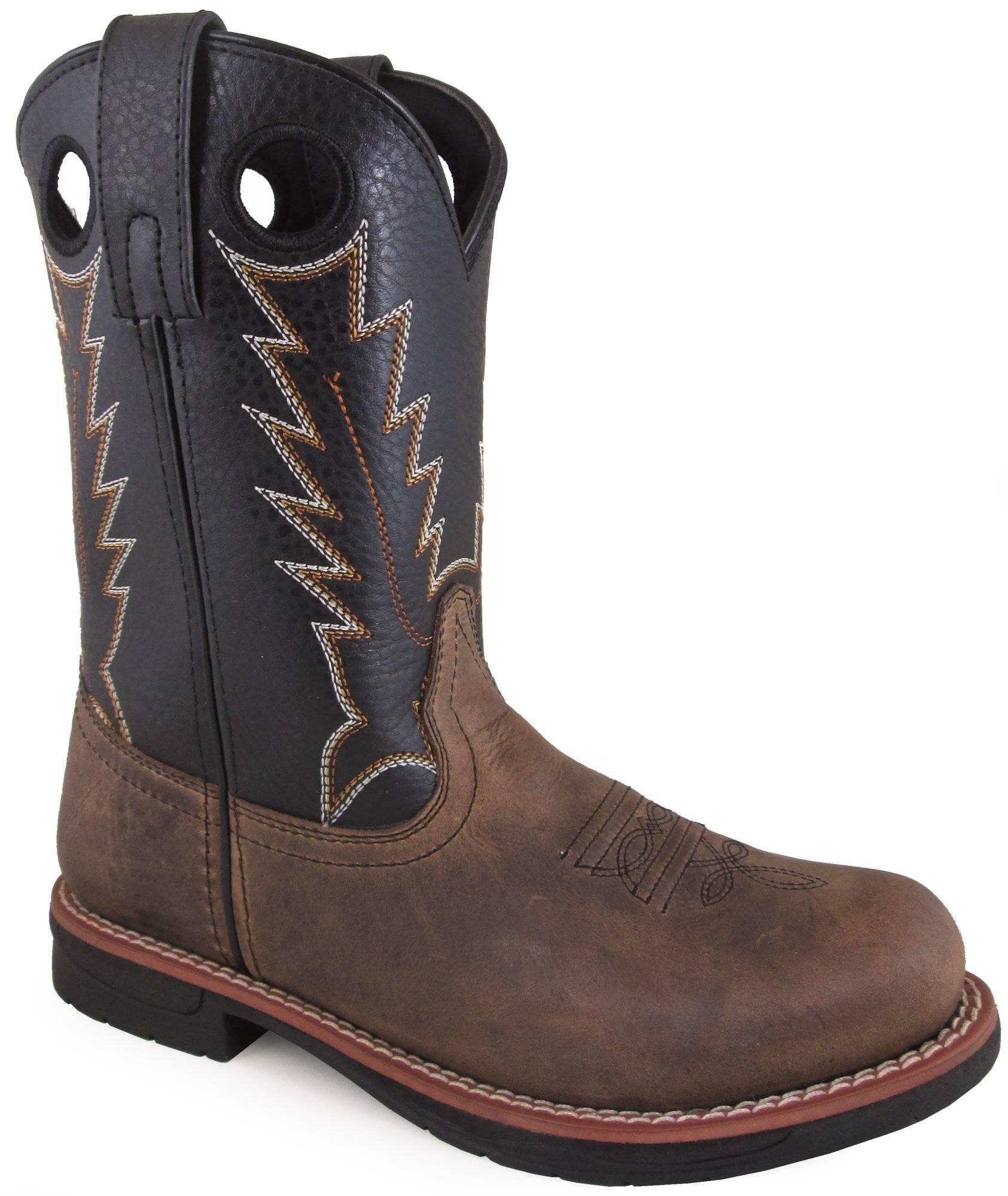 Smoky Mountain Kids Buffalo Leather Western Boots