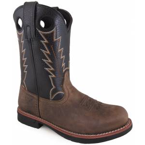 Smoky Mountain Youth Buffalo Leather Western Boots