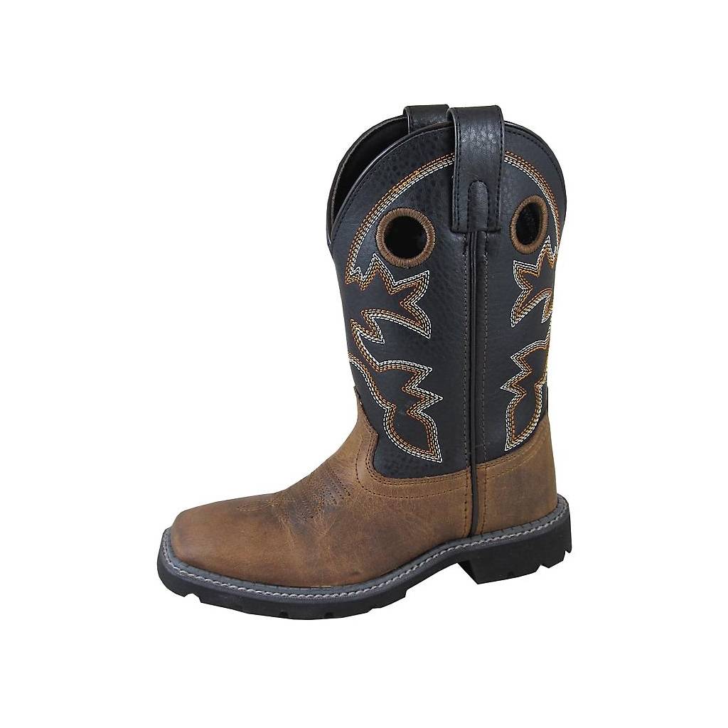 Smoky Mountain Youth Stampede Leather Western Boots