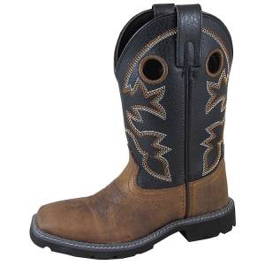 Smoky Mountain Kids Stampede Leather Western Boots