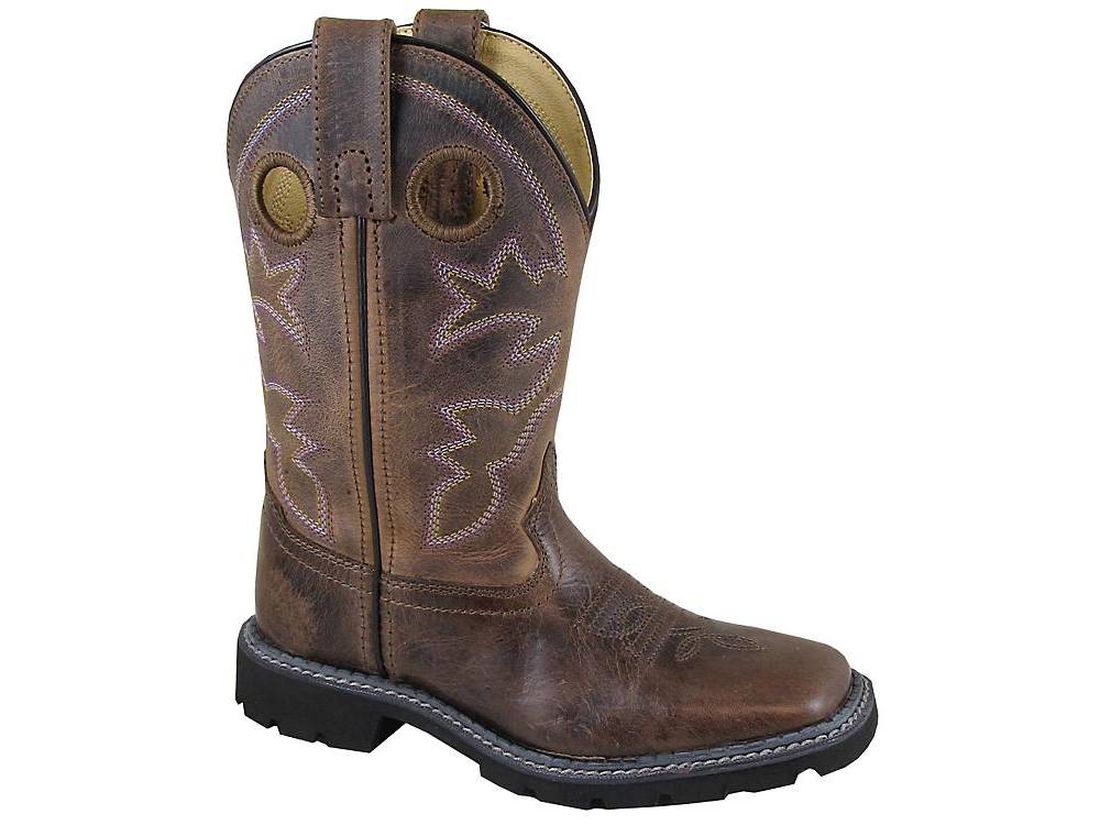 Smoky Mountain Kids Stampede Leather Western Boots | HorseLoverZ