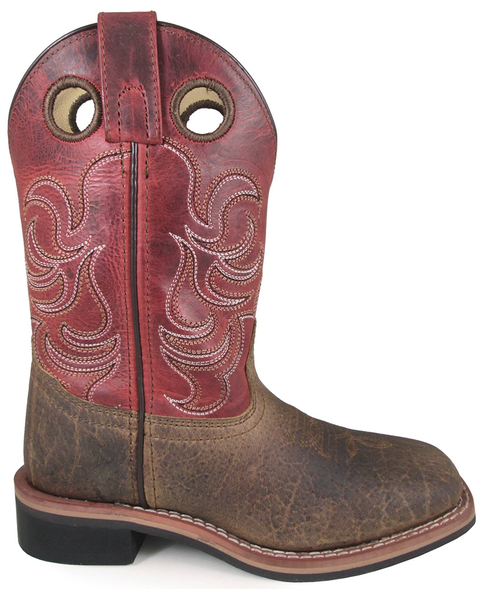 Smoky Mountain Kids Jesse Leather Western Boots