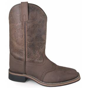 Smoky Mountain Ladies Brandy Leather Western Boots