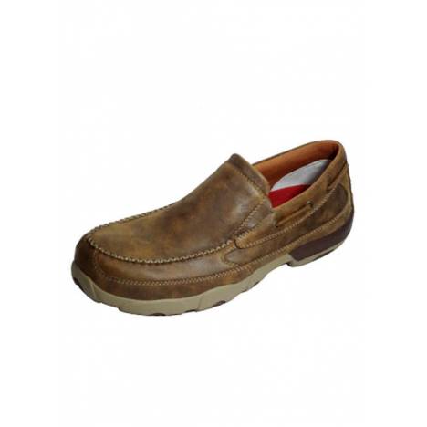 Twisted X Mens Work Comp Toe Slip-On Driving Mocs