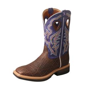 Twisted X Mens Alloy Toe Lite Western Work Boots