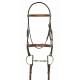 HK Americana Square Fancy Raised Padded Bridle with Square Fancy Raised Lace Reins