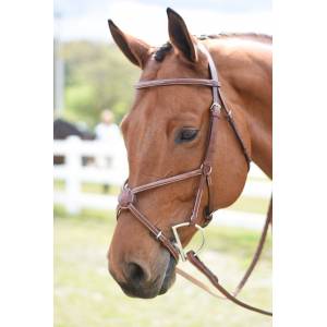 Huntley Equestrian Fancy Stitched Figure 8 Bridle