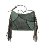 American West Gypsy Patch Zip Top Shoulder Bag