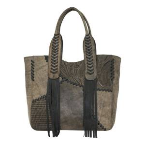 American West Gypsy Patch Large Zip-Top Tote