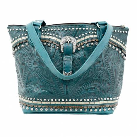 American West Blue Ridge Zip Top Bucket Tote