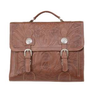 American West Stagecoach Multi-Compartment Laptop Briefcase
